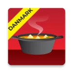 danish recipes - food app android application logo